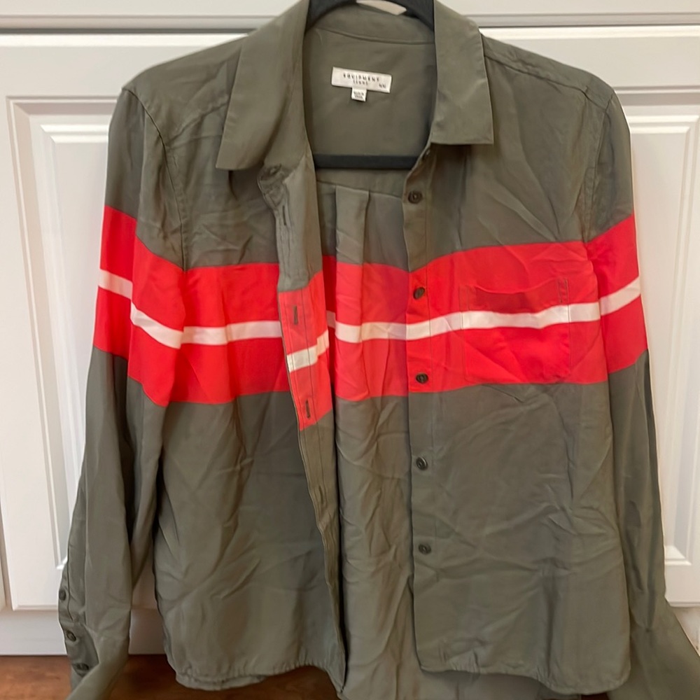 Equipment silk blouse